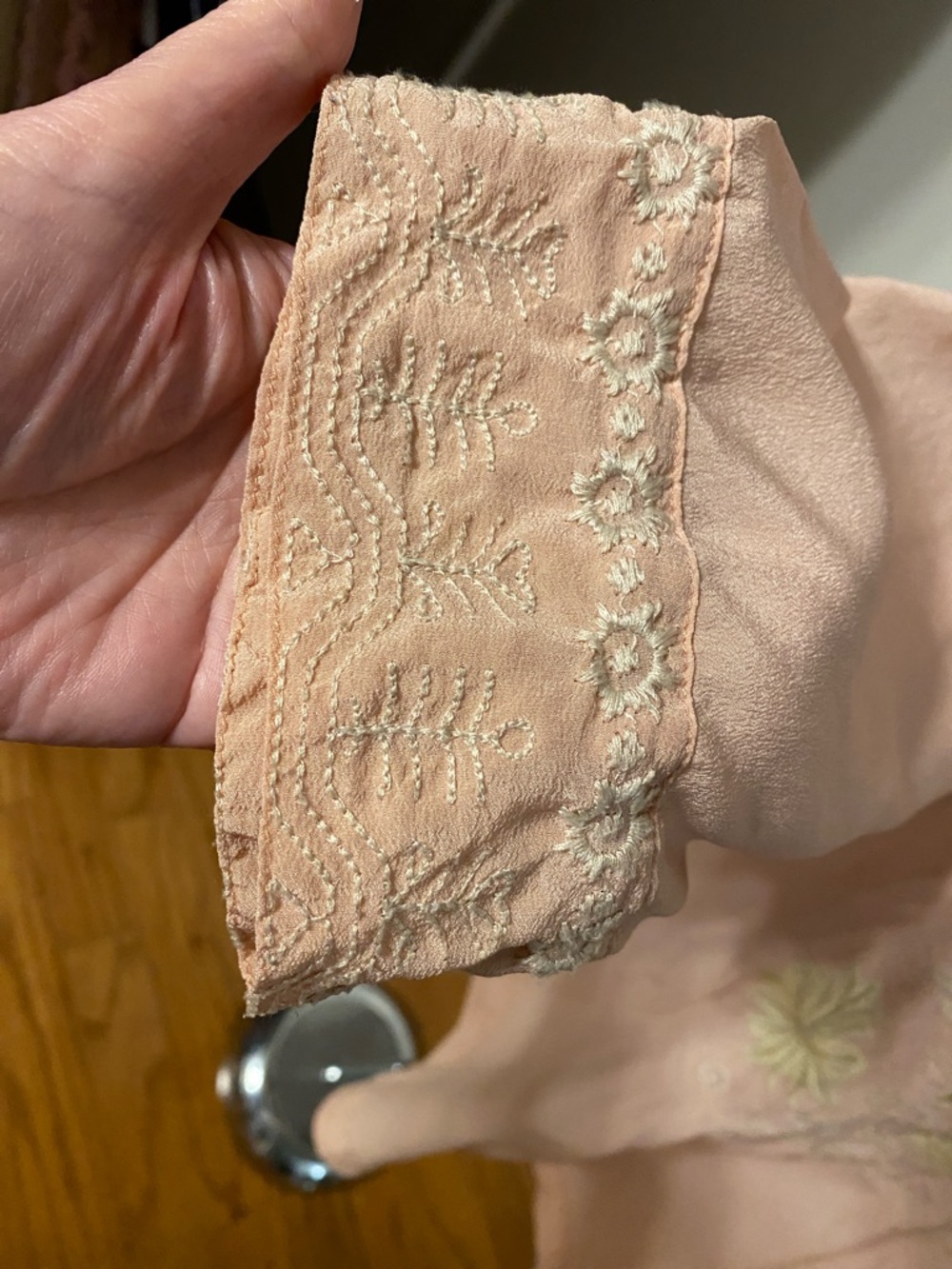 Johnny Was Biya Silk Tunic Blouse - Picture 3 of 9